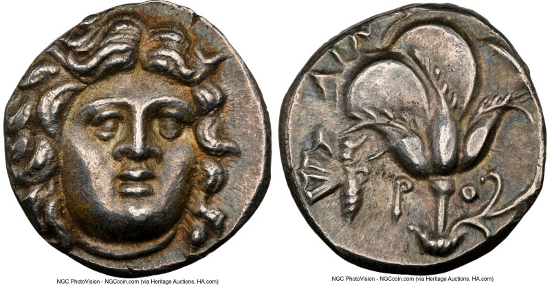 CARIAN ISLANDS. Rhodes. Ca. late 3rd-early 2nd centuries BC. AR drachm (15mm, 2....