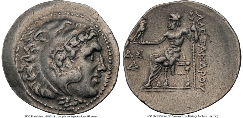 PAMPHYLIA. Aspendus. Ca. 212-181 BC. AR tetradrachm (32mm, 1h). NGC Choice VF. L...