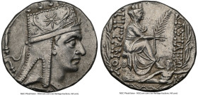 ARMENIAN KINGDOM. Tigranes II the Great (95-56 BC). AR tetradrachm (27mm, 15.87 gm, 1h). NGC AU 5/5 - 4/5. Tigranocerta, ca. 80-68 BC. Diademed and dr...