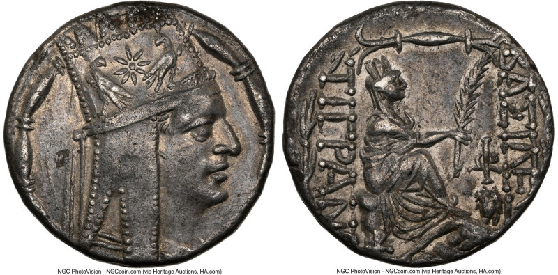 ARMENIAN KINGDOM. Tigranes II the Great (95-56 BC). AR tetradrachm (25mm, 15.89 ...