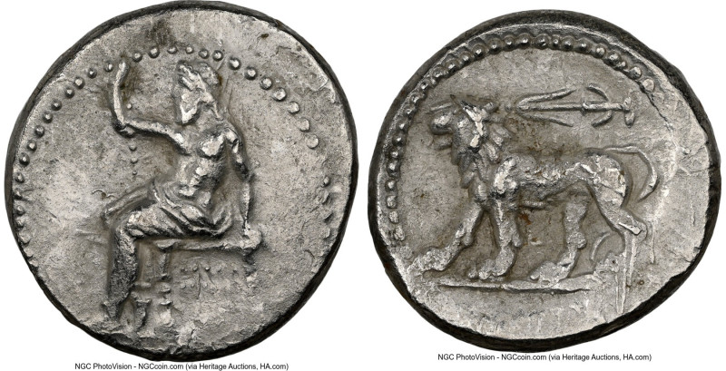 SELEUCID KINGDOM. Seleucus I Nicator, as Satrap (321-281 BC). AR stater (24mm, 1...