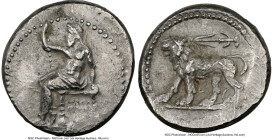 SELEUCID KINGDOM. Seleucus I Nicator, as Satrap (321-281 BC). AR stater (24mm, 15.72 gm, 3h). NGC AU 4/5 - 2/5. Babylon II, the Native or Satrapal wor...