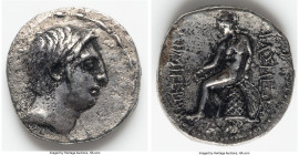 SELEUCID KINGDOM. Demetrius I Soter (162-150 BC). AR tetradrachm (26mm, 15.2 gm, 6h). VF, tooled. Susa. Diademed head of Demetrius I right, diadem end...