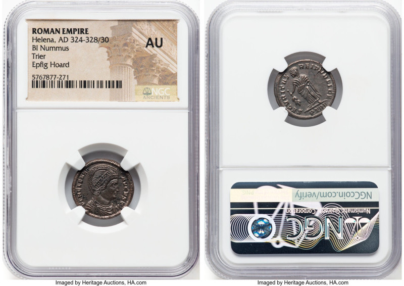 ANCIENT LOTS. Roman Imperial. Lot of five (5) BI nummi. NGC AU. Includes: Five R...