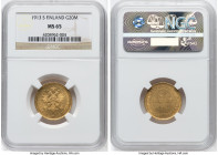 Russian Duchy. Nicholas II gold 20 Markkaa 1913-S MS65 NGC, Helsinki mint, KM9.2, Fr-3. HID09801242017 © 2023 Heritage Auctions | All Rights Reserved