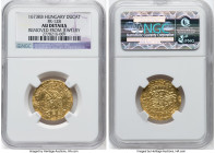Leopold I gold Ducat 1673 K-B AU Details (Removed From Jewelry) NGC, Kremnitz mint, KM151, Fr-128. HID09801242017 © 2023 Heritage Auctions | All Right...