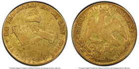 Republic gold 8 Escudos 1838 Go-PJ AU50 PCGS, Guanajuato mint, KM383.7, Onza-1940. HID09801242017 © 2023 Heritage Auctions | All Rights Reserved