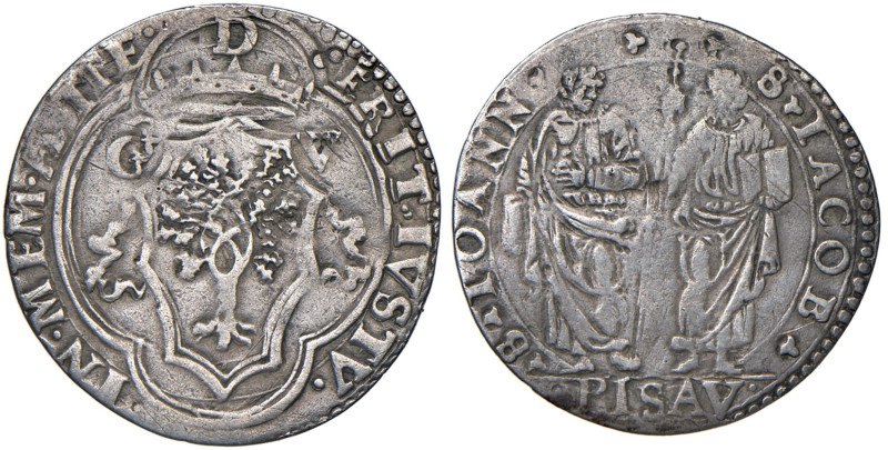 PESARO Guidobaldo II della Rovere (1538-1574) Paolo - Cav. 130 AG (g 2,77) R

...