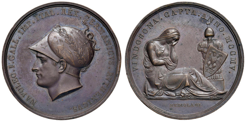 Napoleone Bonaparte (1769-1815) - Medaglia 1805 - Presa di Vienna - Opus: Luigi ...