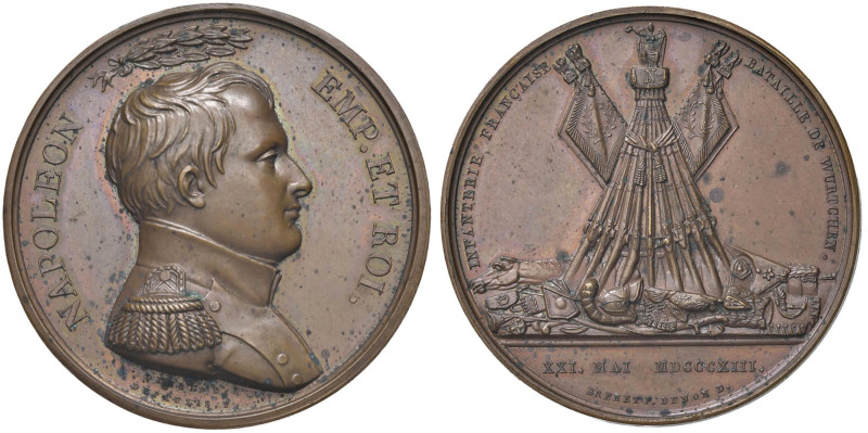 Napoleone Bonaparte (1769-1815) - Medaglia 1813 - Battaglia di Wurtchen - Opus: ...
