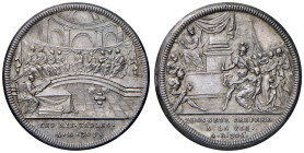 Svizzera. Gettone 1743 - Le dodici tavole A.R.303, lhonneur prefere a la vie A.R.305 - Serie della storia di Roma nelle medaglie, sotto Luigi XV (1715...
