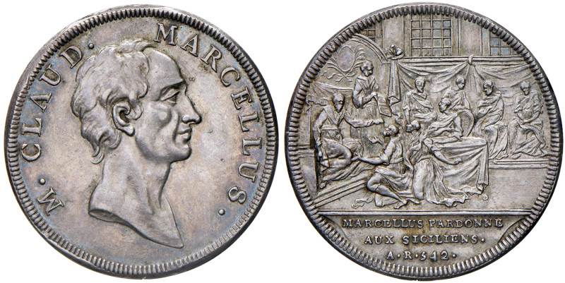 Svizzera. Gettone 1743 - Marco Claudio Marcello, perdona i siciliani A.R.542 - S...