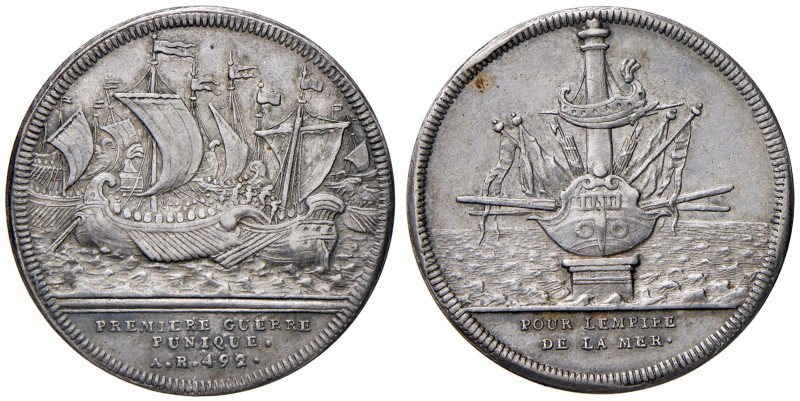 Svizzera. Gettone 1743 - Per l'Impero del mare, premierre guerre Punique A.R.492...