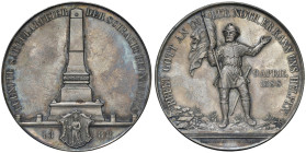 Svizzera, Glarus. Medaglia 1888 - per il cinquecentesimo anniversario der Schlacht bei Naefels - Opus: E. Durussel - Schweizer medaillen n.107 - AG (g...