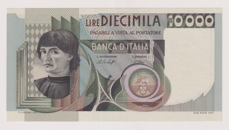 Banca d’Italia 10.000 Lire Castagno del 30/10/1976 - JA136030C. Rif. Gig. BI 75A...