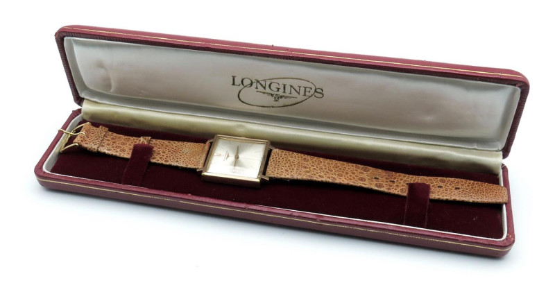 LONGINES. Square/Cioccolatone. Referenza 7731. Cal. 370 a carica manuale. Cassa ...