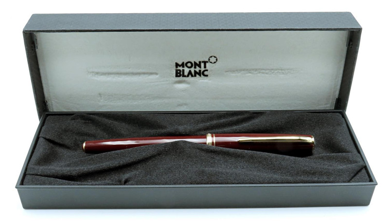 MONTBLANC -Penna roller- Generation. Corpo e cappuccio in resina bordeaux con fi...