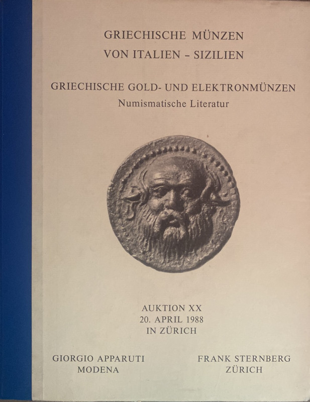 APPARUTI - STERNBERG - Auktion XX, Zurich 1988. Griechische Munzen von Italien -...