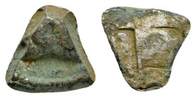 JUDAEA.(Circa 13th-5th century BC).Cut AR Hacksilver Dishekel.

Condition : Nicely toned.Good very fine.

Weight : 3.65 gr
Diameter : 13 mm