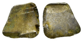 JUDAEA.(Circa 13th-5th century BC).Cut AR Hacksilver Dishekel.

Condition : Nicely toned.Good very fine.

Weight : 1.88 gr
Diameter : 13 mm