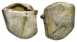 JUDAEA.(Circa 13th-5th century BC).Cut AR Hacksilver Dishekel.

Condition : Nicely toned.Good very fine.

Weight : 4.05 gr
Diameter : 16 mm