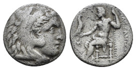 KINGS of MACEDON. Alexander III The Great.(336-323 BC). Drachm.

Condition : Nicely toned.Good very fine.

Weight : 3.96 gr
Diameter : 17 mm