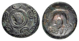 KINGS of MACEDON. Philip III Arrhidaios (323-317 BC). Ae 1/2 Unit. Uncertain in western Asia Minor.

Condition : Good very fine.

Weight : 4.22 gr
Dia...