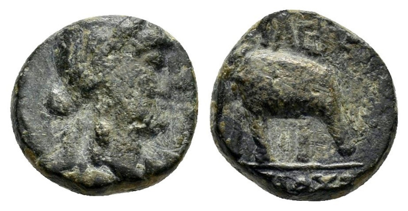 SELEUKID KINGS of SYRIA. Antiochos III ‘the Great’ (222-187 BC). Ae.

Obv : Laur...