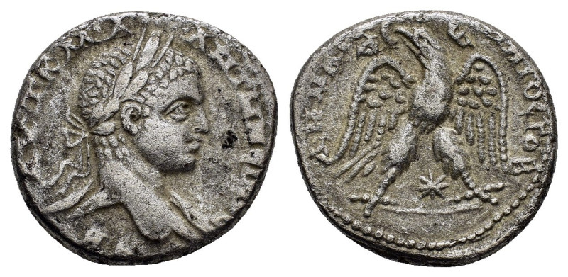 SYRIA. Seleucis and Pieria. Antioch. Elagabalus (218-222).Tetradrachm.

Obv : AV...