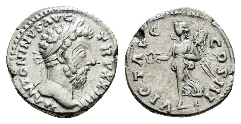 MARCUS AURELIUS (161-180).Rome.Denarius. 

Obv : ANTONINVS AVG TR P XXIIII.
Laur...