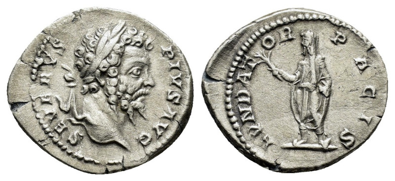 SEPTIMIUS SEVERUS (193-211).Rome.Denarius. 

Obv : SEVERVS PIVS AVG.
Laureate he...