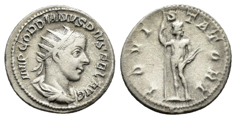 GORDIAN III (238-244).Rome.Antoninianus.

Obv : IMP GORDIANVS PIVS FEL AVG.
Radi...