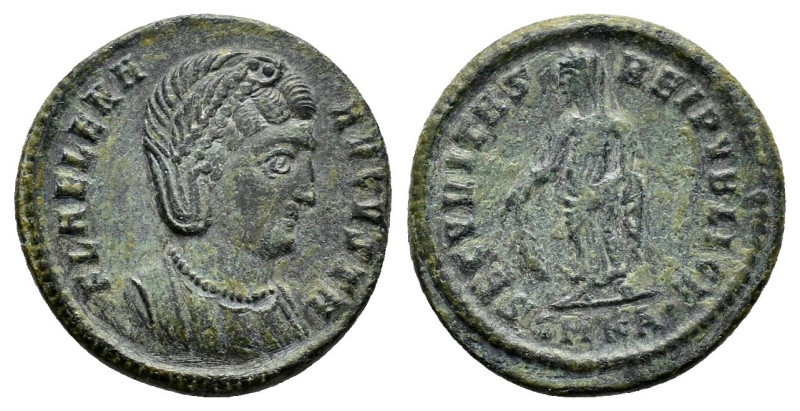 HELENA (Augusta, AD 324-329).Cyzicus.Follis.

Obv : FL HELENA AVGVSTA.
Diademed ...