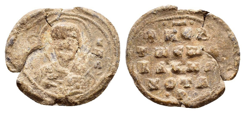 BYZANTINE LEAD SEAL.(Circa 7th-11th Century).Pb.

Condition : Good very fine.

W...