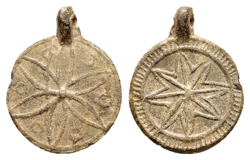 BYZANTINE LEAD SEAL.(Circa 7th-11th Century).Pb.

Condition : Good very fine.

W...