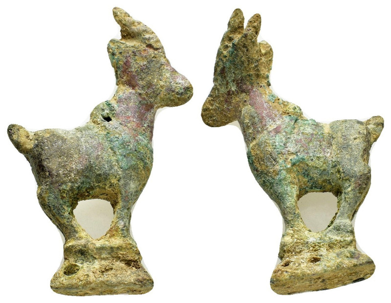 ANCIENT ROMAN BRONZE STAG FIGURINE.(1st - 2nd Century).Ae.

Condition : Good ver...