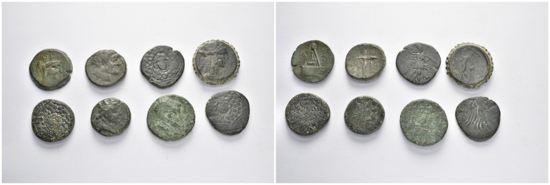 ANCIENT BRONZE COINS.SOLD AS SEEN.NO RETURN.