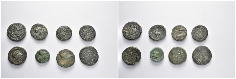 ANCIENT BRONZE COINS.SOLD AS SEEN.NO RETURN.