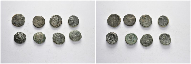 ANCIENT BRONZE COINS.SOLD AS SEEN.NO RETURN.