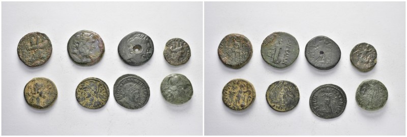 ANCIENT BRONZE COINS.SOLD AS SEEN.NO RETURN.