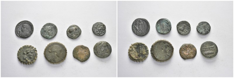 ANCIENT BRONZE COINS.SOLD AS SEEN.NO RETURN.