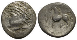 Central Europe, Noricum (East). Tetradrachm circa 2nd-1st century BC, AR 25.39 mm, 9.04 g.
Scratches. About VF