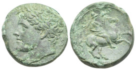 Sicily, Syracuse. Bronze circa 275-215 BC, AE 27.64 mm, 15.76 g. 
Good VF