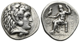 Kingdom of Macedon, Alexander III. Tetradrachm 336-323 BC, AR 28.31 mm, 17.00 g.
VF