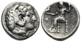 Kingdom of Macedon, Alexander III. Tetradrachm 336-323 BC, AR 25.52 mm, 16.77 g.
VF