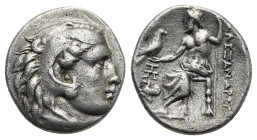 Kings of Macedon. Alexander III the Great, 336-323 BC. Drachm circa 328/23 BC, AR 17.37 mm, 4.11 g. 
About VF