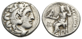 Kings of Macedon, Kolophon. Drachm circa 310/01 BC, AR 17.63 mm, 4.23 g. 
About VF