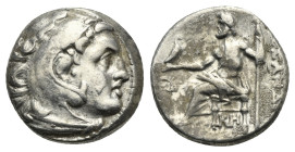Kings of Macedon, Mylasa. Drachm circa 310/01 BC, AR 15.81 mm, 4.20 g. 
About VF