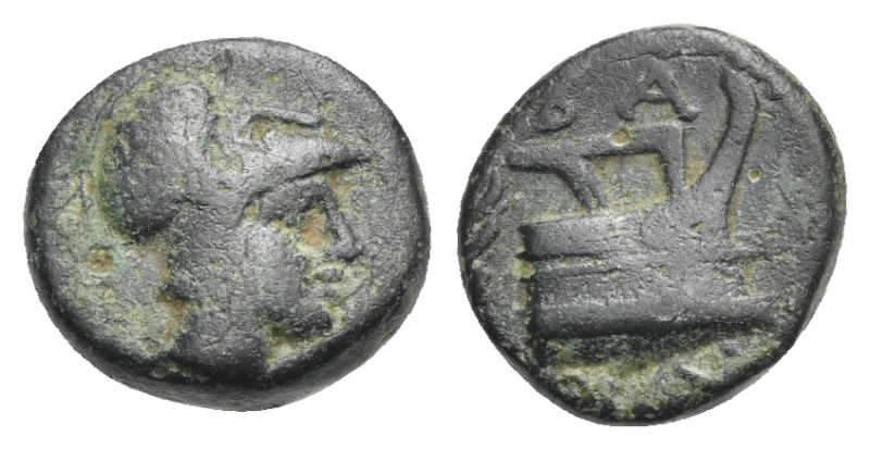 Kings of Macedon, Salamis on Cyprus. Bronze circa 300-295 BC, AE 11.77 mm, 1.77 ...