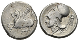 Akarnania, Thyrrheium. Stater circa 320-280 BC, AR 21.70 mm, 8.69 g. 
VF